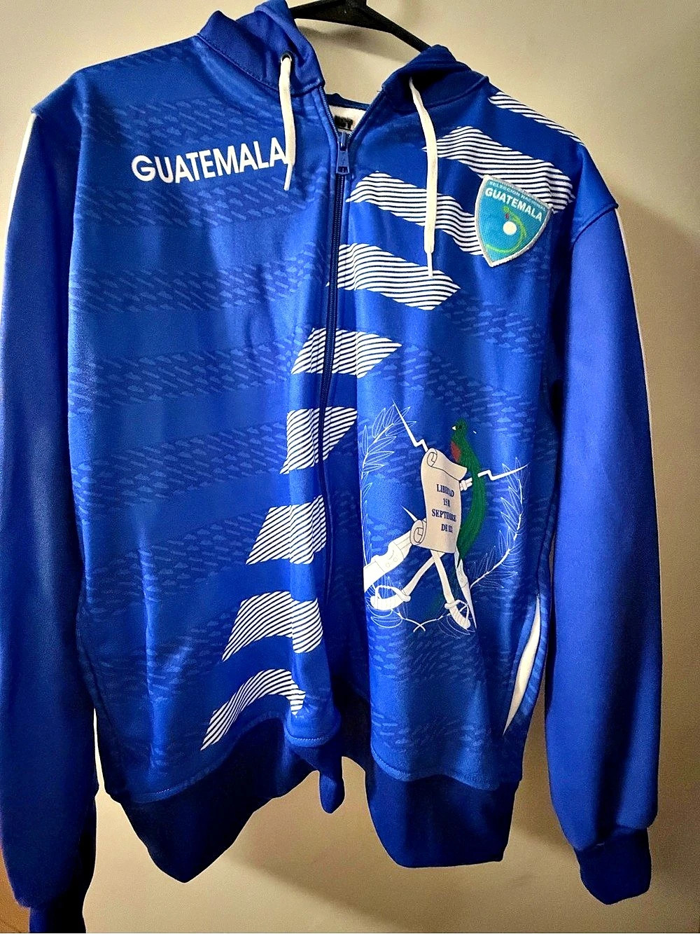 Puma Guatemala Soccer Jacket Blue Size Medium Like New